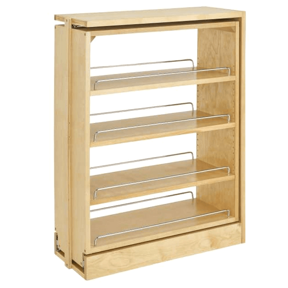 9" x 30" 3-Shelf Filler Pullout Organizer Full-Extension, Wood - Main Image