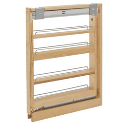 3" x 30" 4-Shelf Filler Pullout Organizer with BLUMOTION Soft-Closing, Wood - Main Image