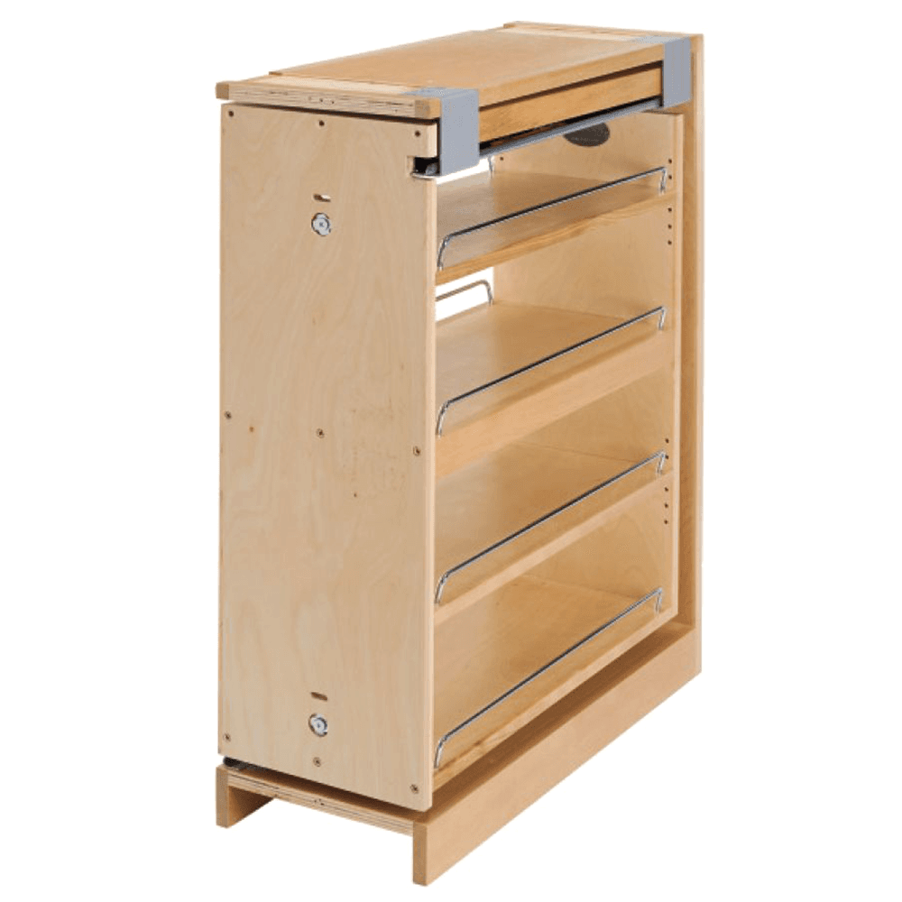 9" x 30" 4-Shelf Filler Pullout Organizer with BLUMOTION Soft-Closing, Wood - Main Image