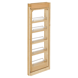 6" 5-Shelf Wall Filler Pullout Organizer, Semi-Gloss - Alt Image 1