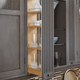 6" x 42" Filler Pullout Organizer, Wood - Alt Image 1