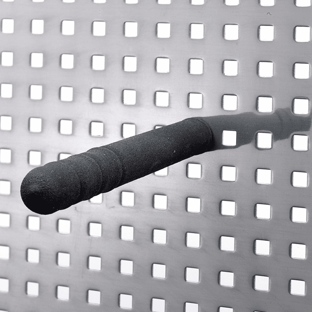434 6" Single Extension Peg, Rubberized Black (6/Box) - Alt Image 1