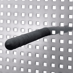 434 6" Single Extension Peg, Rubberized Black (6/Box) - Alt Image 1