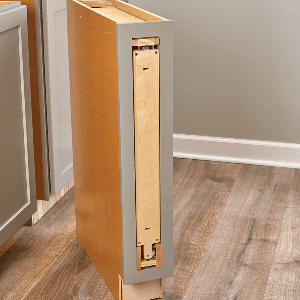 3" x 26-3/8" 3-Shelf Pullout Organizer, Maple - Alt Image 2