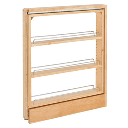 3" 3-Shelf Pullout Organizer with Soft-Closing, Wood - Main Image