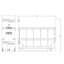 8" x 19-1/2" 1-Shelf Pullout Organizer with BLUMOTION Soft-Closing, Wood - Alt Image 2