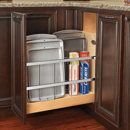 5-15/16" x 19-1/2" 1-Shelf Pullout Organizer with BLUMOTION Soft-Closing, Wood - Alt Image 3