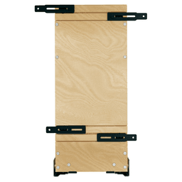 8" Craftsman Base Cabinet Pullout with Tray Divider/Foil Wrap Holder for 12" Base Cabinets, Light Brown Alt 3 - Image
