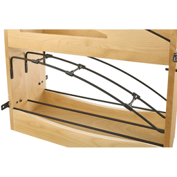 8" Craftsman Base Cabinet Pullout with Tray Divider/Foil Wrap Holder for 12" Base Cabinets, Light Brown Alt 7 - Image