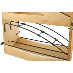 8" Craftsman Base Cabinet Pullout with Tray Divider/Foil Wrap Holder for 12" Base Cabinets, Light Brown Alt 8 - Image
