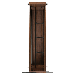 5" Craftsman Base Cabinet Pullout with Tray Divider/Foil Wrap Holder for 9" Base Cabinets, Dark Brown Alt 3 - Image