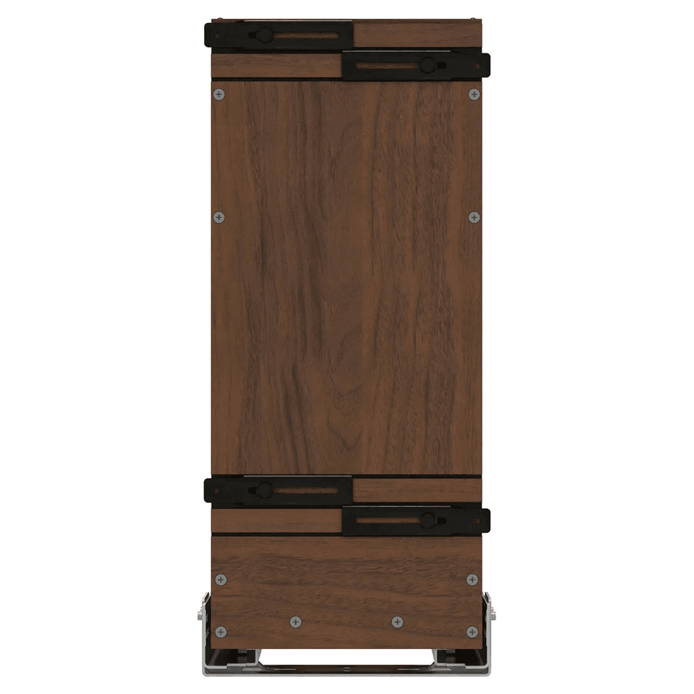8" Craftsman Base Cabinet Pullout with Tray Divider/Foil Wrap Holder for 12" Base Cabinets, Dark Brown Alt 2 - Image