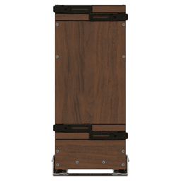 8" Craftsman Base Cabinet Pullout with Tray Divider/Foil Wrap Holder for 12" Base Cabinets, Dark Brown Alt 2 - Image