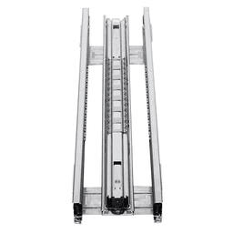 14" 3-Shelf Pullout Organizer with Rails, Wood - Alt Image 3