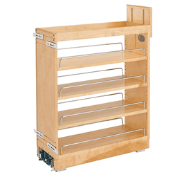 8" 3-Shelf Pullout Organizer with Soft-Closing, Wood - Main Image