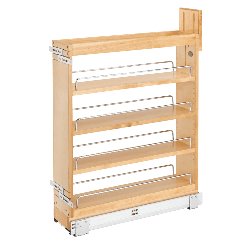 6" 3-Shelf Pullout Organizer with BLUMOTION Soft-Closing, Wood - Main Image