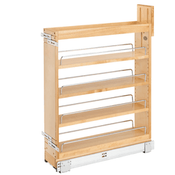 6" 3-Shelf Pullout Organizer with BLUMOTION Soft-Closing Servo Drive, Wood - Main Image