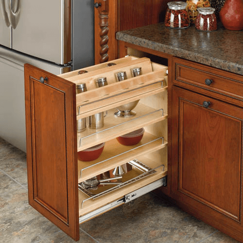 10" Spice Rack, Wood - Alt Image 2