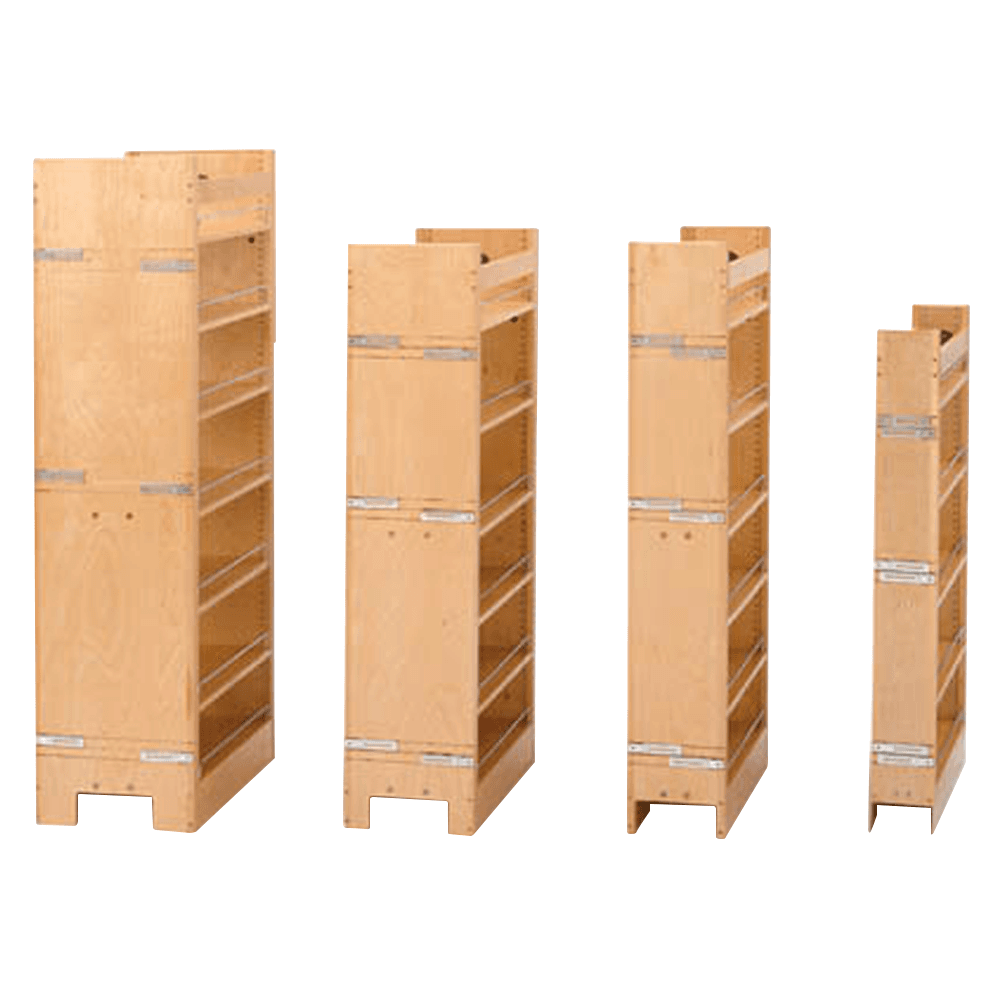 5" x 58-3/8" Pullout Pantry with Soft-Closing, Wood - Alt Image 2
