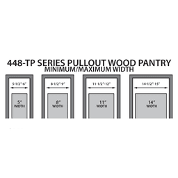 14" x 58-1/4" Pullout Pantry with Soft-Closing, Wood - Alt Image 4