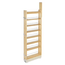 5" x 58-3/8" Pullout Pantry with Soft-Closing, Wood - Main Image