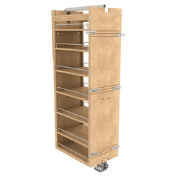 5" 7-Shelf Tall Cabinet Pullout Pantry Organizer with Fulterer Soft-Close Slide Alt 1 - Image