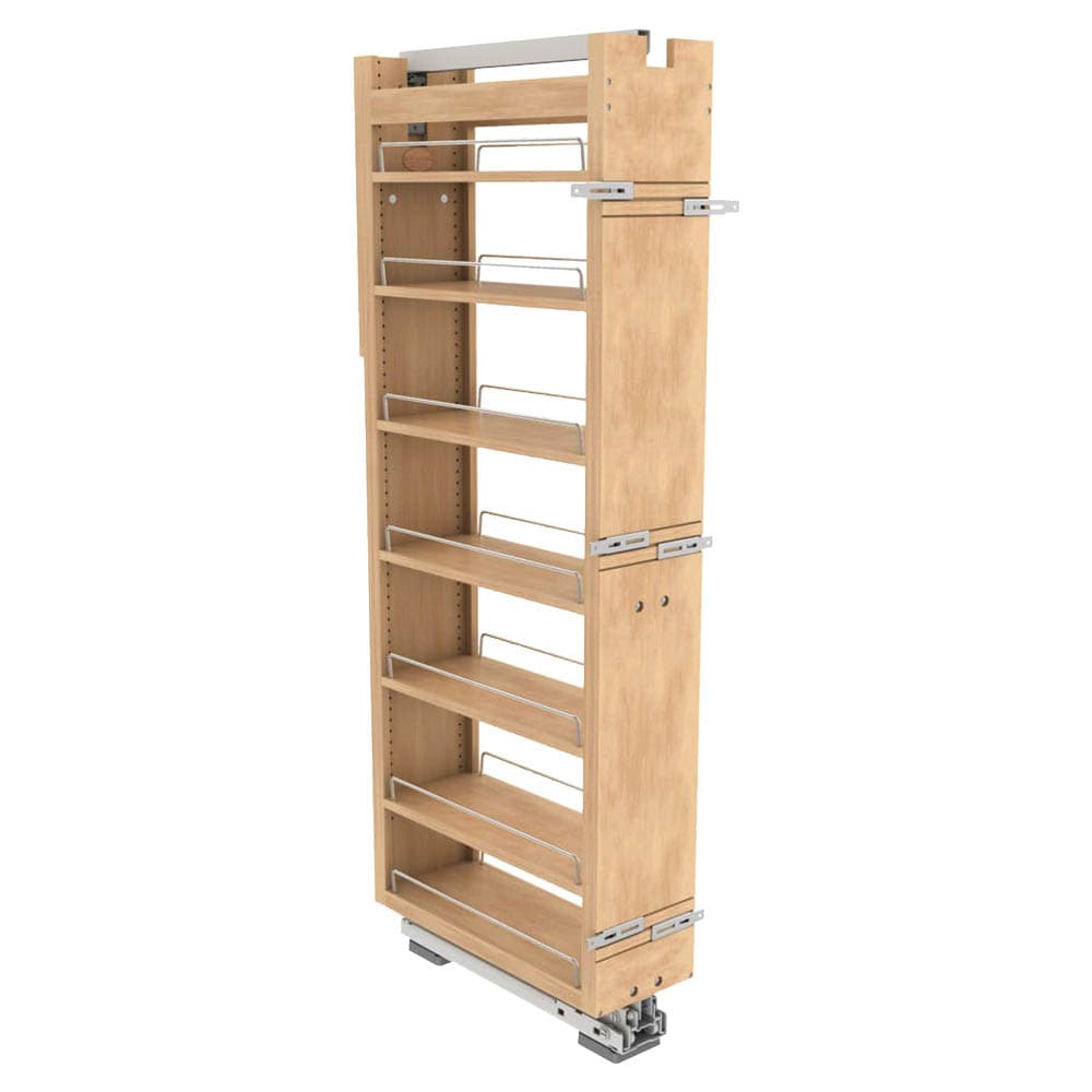 8" Tall Cabinet Pullout Pantry Organizer with Fulterer Soft-Close Slide - Main Image