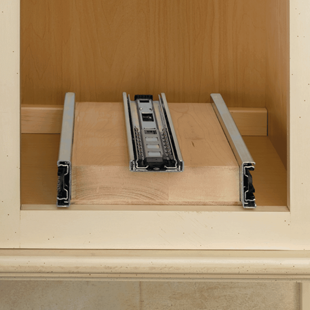 5" Pullout Organizer with Adjustable Shelves, Wood - Alt Image 3