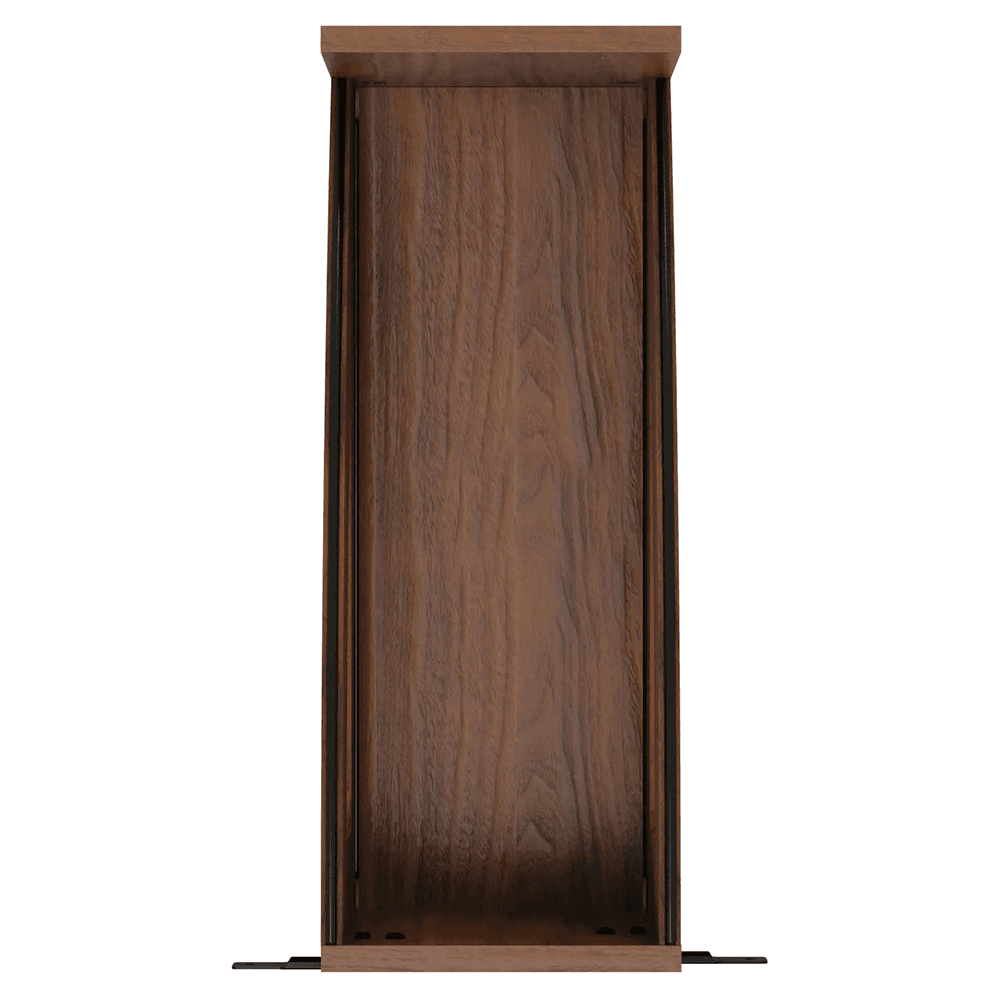 8" Craftsman Base Cabinet Pullout Organizer with Black Accents for 12" Base Cabinets, Dark Brown Alt 3 - Image