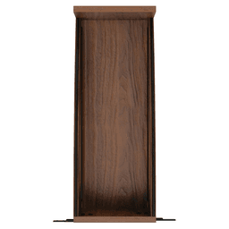 8" Craftsman Base Cabinet Pullout Organizer with Black Accents for 12" Base Cabinets, Dark Brown Alt 3 - Image