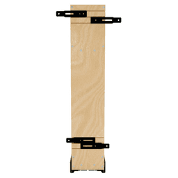 5" Craftsman Knife Block Pullout Organizer with Black Accents for 9" Base Cabinets, Light Brown Alt 4 - Image