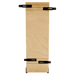 8" Craftsman Knife Block Pullout Organizer with Black Accents for 12" Base Cabinets, Light Brown Alt 2 - Image