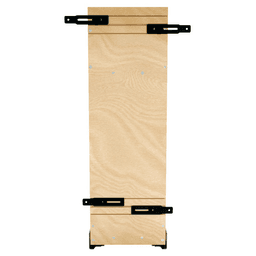 8" Craftsman Utensil Pullout Organizer with Black Accents for 12" Base Cabinets, Light Brown Alt 2 - Image