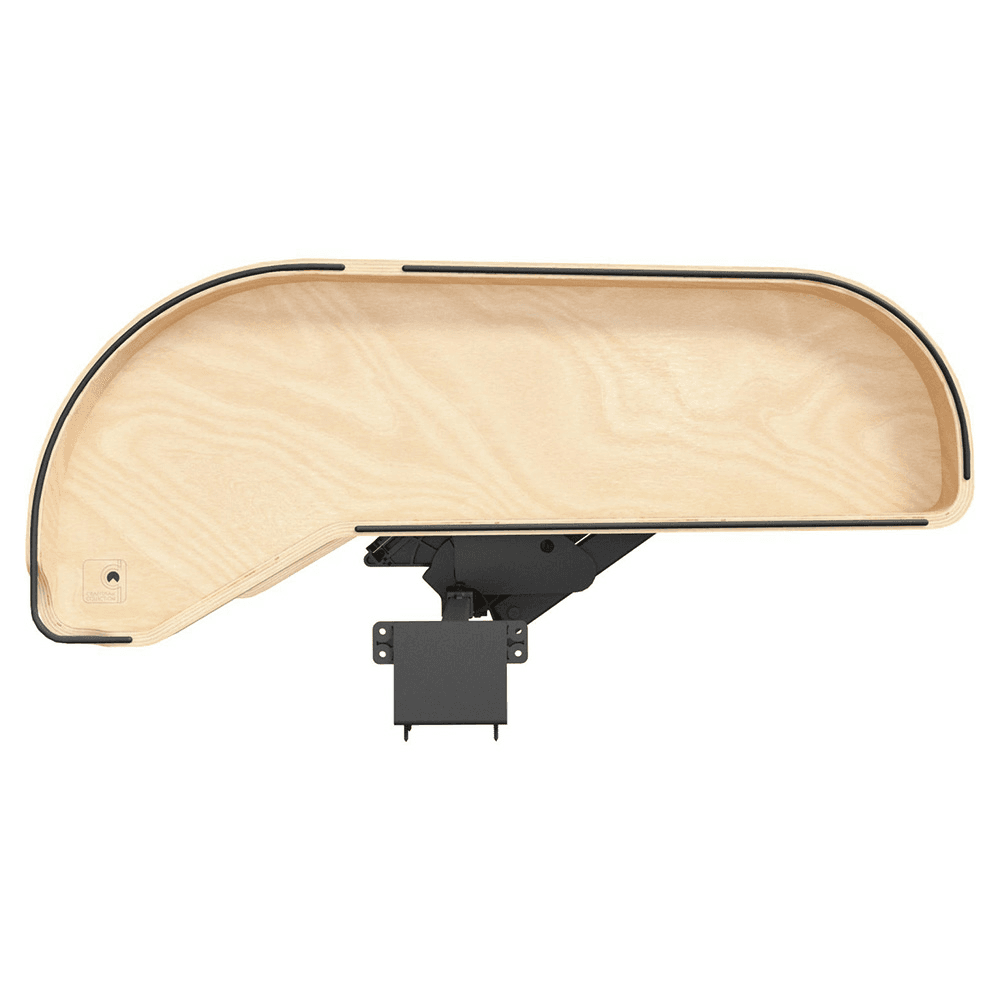 12" Two-Tier Craftsman Collection Girasolo with Soft-Close/Black Accents for Left Opening/Blind Right Corner Cabinet, Light Brown Alt 3 - Image