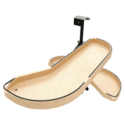 12" Two-Tier Craftsman Collection Girasolo with Soft-Close/Black Accents for Right Opening/Blind Right Corner Cabinet, Light Brown Main - Image