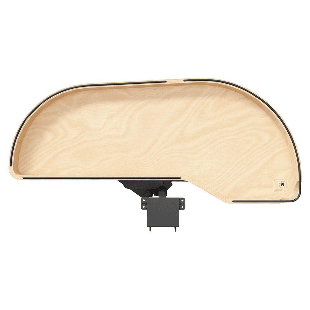 15" Two-Tier Craftsman Collection Girasolo with Soft-Close/Black Accents for Right Opening/Blind Right Corner Cabinet, Light Brown Alt 3 - Image