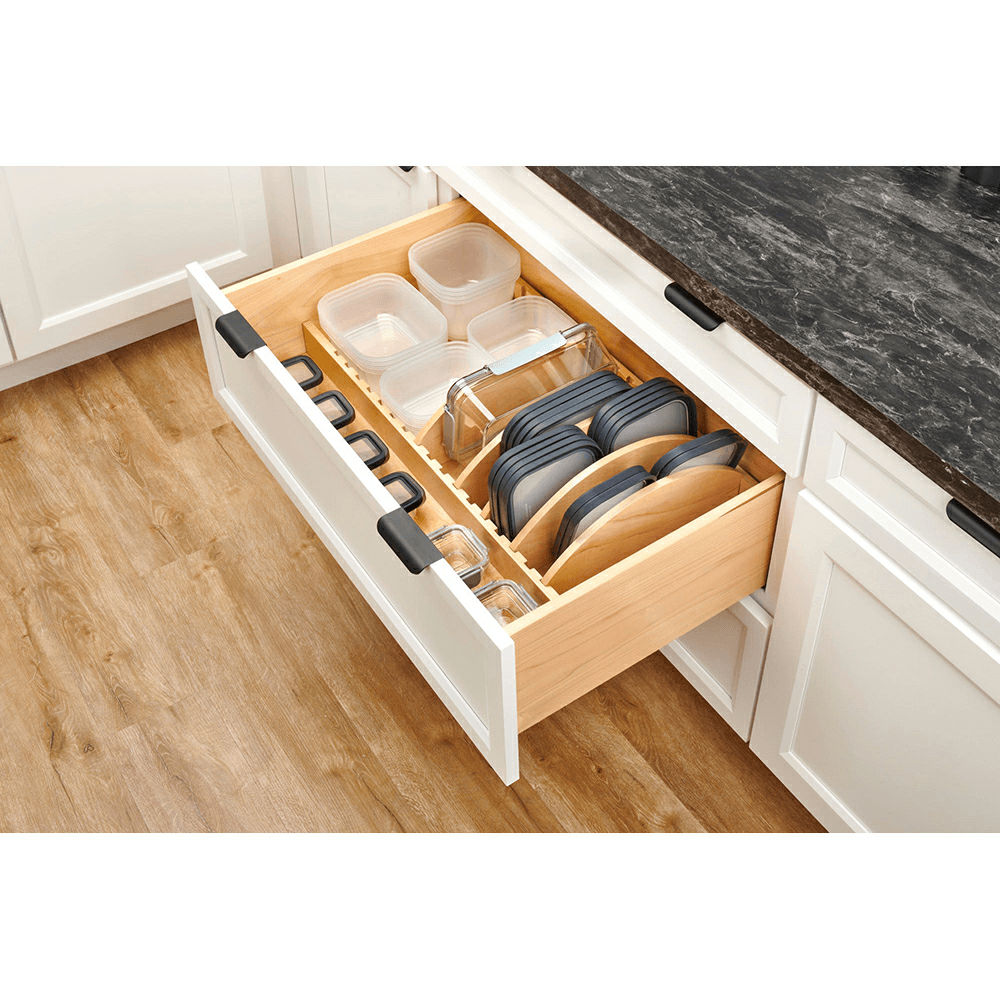 31-7/32" 4ADI Adjustable Deep Drawer Insert for 30" - 36" Base Cabinet Drawer Alt 1 - Image