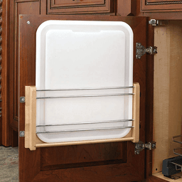 14-3/4" Door-Mount Rack with Polyethylene Cutting Board - Alt Image 1