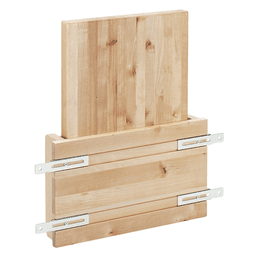 13-1/2" Door-Mount Rack with Wood Cutting Board - Alt Image 1