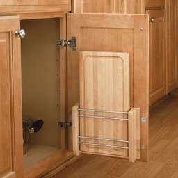 13-1/2" Door-Mount Rack with Wood Cutting Board - Alt Image 2