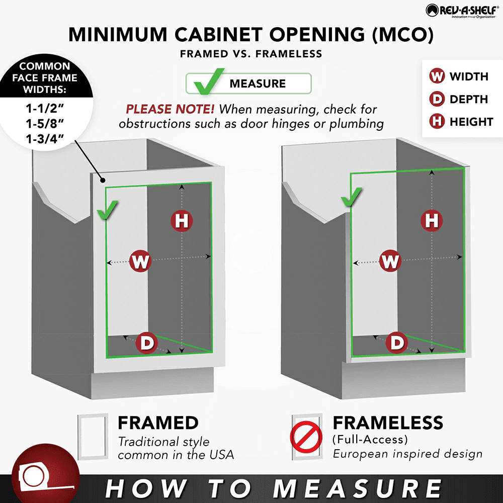 13-1/2" 4DMKB Door-Mount Tip-Out Knife Storage Organizer, Clear Polyurethane Alt 4 - Image