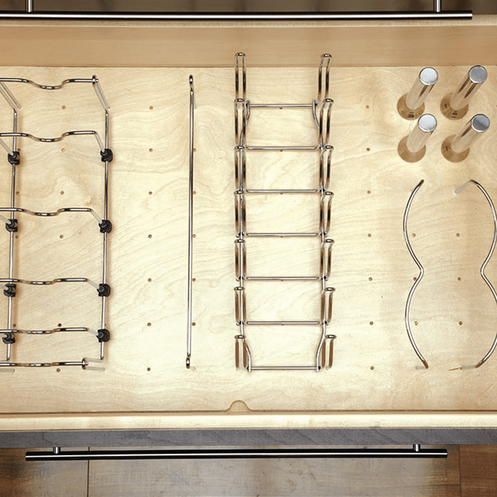 39-1/4" Drawer Peg Board, Natural - Alt Image 1