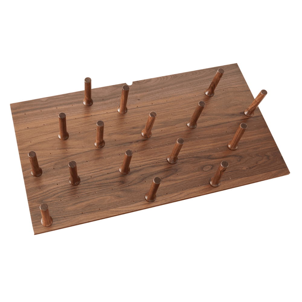 39-1/4" Insert Drawer Peg Board, Walnut - Main Image