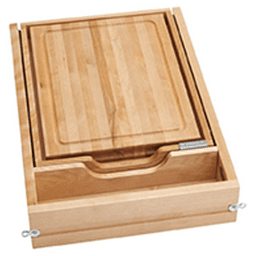 15" 3 Compartments Combination Knife Holder/Cutting Board Drawer with BLUMOTION Soft Close - Alt Image 1