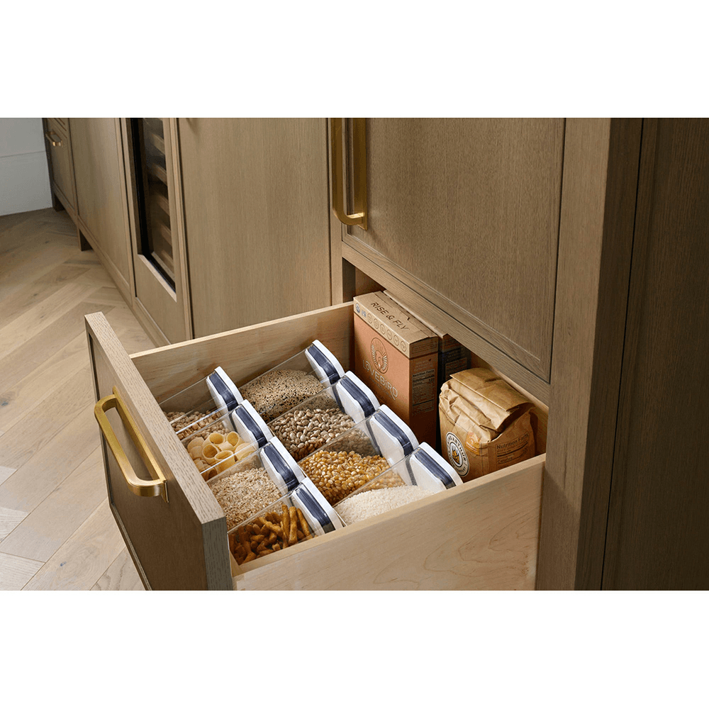 4OXO 19-1/4" Drawer Insert Organizer, Clear Polyurethane Alt 1 - Image