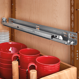 14-3/4" 2-Tier Pilaster Drawer System Set with BLUMOTION Soft-Closing, Wood - Alt Image 1
