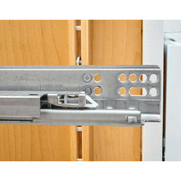 7/8" 4PIL 3-Uprights Pilaster Hardware Set, 27-3/16" Height, Light Brown Alt 5 - Image