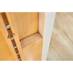 7/8" 4PIL 3-Uprights Pilaster Hardware Set, 27-3/16" Height, Light Brown Alt 6 - Image