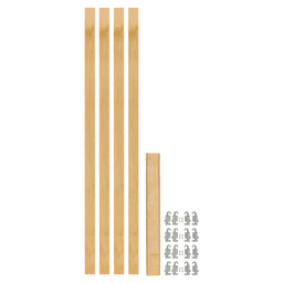 42-5/16" x 1-1/8" 4PILU Wood Pilaster System, Light Brown Main - Image