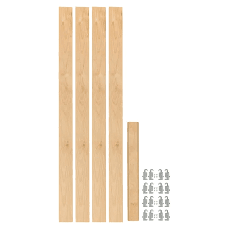 42-5/16" x 2-3/8" 4PILU Wood Pilaster System, Light Brown Main - Image